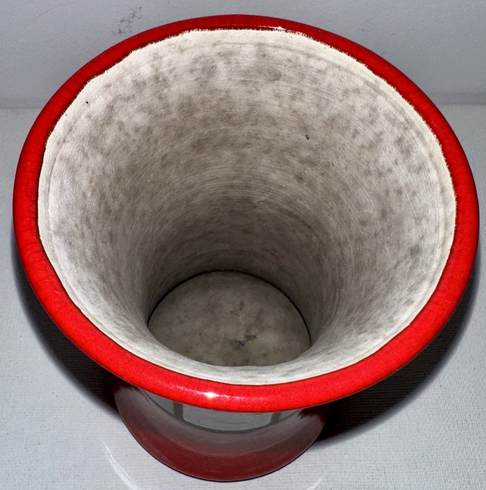 Charles Chrisco Raku Pottery Crackle Glazed Vase Signed Red Black White + Papers - AntiquesEtceteraCharles Chrisco Raku Pottery Crackle Glazed Vase Signed Red Black White + PapersChrisco PotteryAntiquesEtcetera