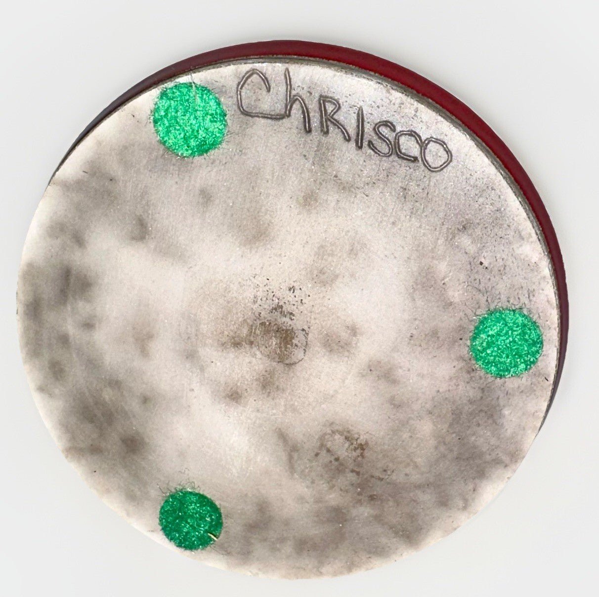 Charles Chrisco Raku Pottery Crackle Glazed Vase Signed Red Black White + Papers - AntiquesEtceteraCharles Chrisco Raku Pottery Crackle Glazed Vase Signed Red Black White + PapersChrisco PotteryAntiquesEtcetera