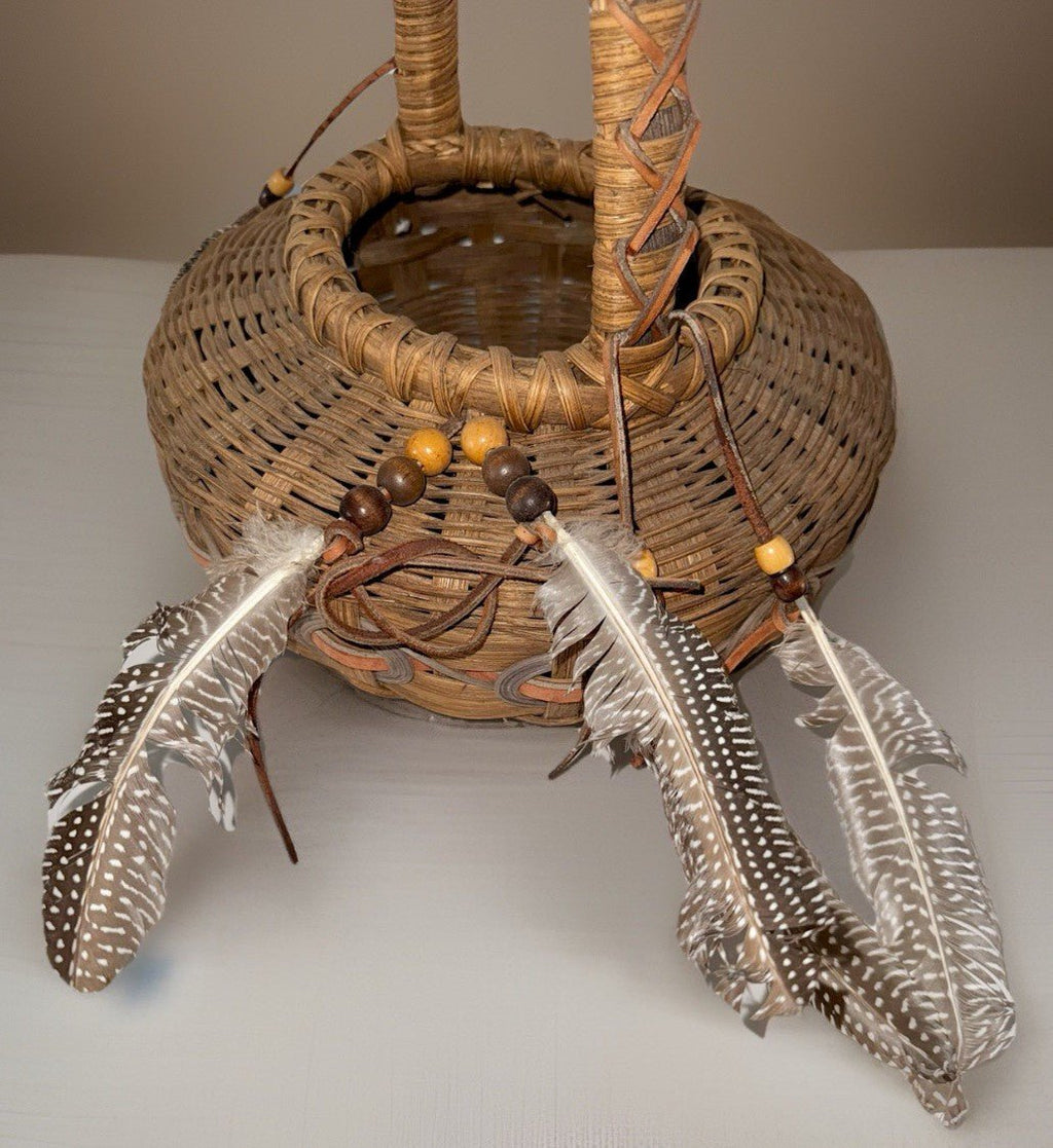 Circle of Life Apple Basket Cherokee Design Lonnie Talafierro Sig. Black Walnut - AntiquesEtceteraCircle of Life Apple Basket Cherokee Design Lonnie Talafierro Sig. Black WalnutAntiquesEtceteraAntiquesEtcetera