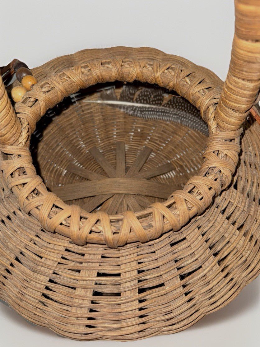 Circle of Life Apple Basket Cherokee Design Lonnie Talafierro Sig. Black Walnut - AntiquesEtceteraCircle of Life Apple Basket Cherokee Design Lonnie Talafierro Sig. Black WalnutAntiquesEtceteraAntiquesEtcetera