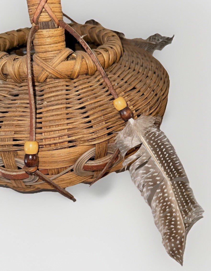 Circle of Life Apple Basket Cherokee Design Lonnie Talafierro Sig. Black Walnut - AntiquesEtceteraCircle of Life Apple Basket Cherokee Design Lonnie Talafierro Sig. Black WalnutAntiquesEtceteraAntiquesEtcetera