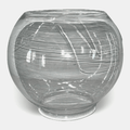 Clear Glass Fishbowl Shade for Kerosene Oil Banquet Lamp 4" Fitter, 7 1/2" Diam - AntiquesEtceteraClear Glass Fishbowl Shade for Kerosene Oil Banquet Lamp 4" Fitter, 7 1/2" DiamUnbrandedAntiquesEtcetera