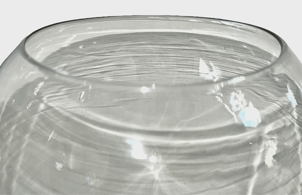 Clear Glass Fishbowl Shade for Kerosene Oil Banquet Lamp 4" Fitter, 7 1/2" Diam - AntiquesEtceteraClear Glass Fishbowl Shade for Kerosene Oil Banquet Lamp 4" Fitter, 7 1/2" DiamUnbrandedAntiquesEtcetera
