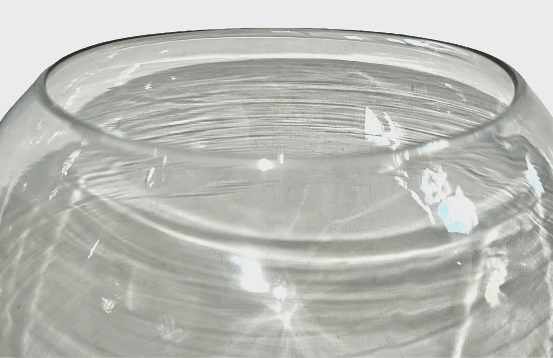 Clear Glass Fishbowl Shade for Kerosene Oil Banquet Lamp 4" Fitter, 7 1/2" Diam - AntiquesEtceteraClear Glass Fishbowl Shade for Kerosene Oil Banquet Lamp 4" Fitter, 7 1/2" DiamUnbrandedAntiquesEtcetera