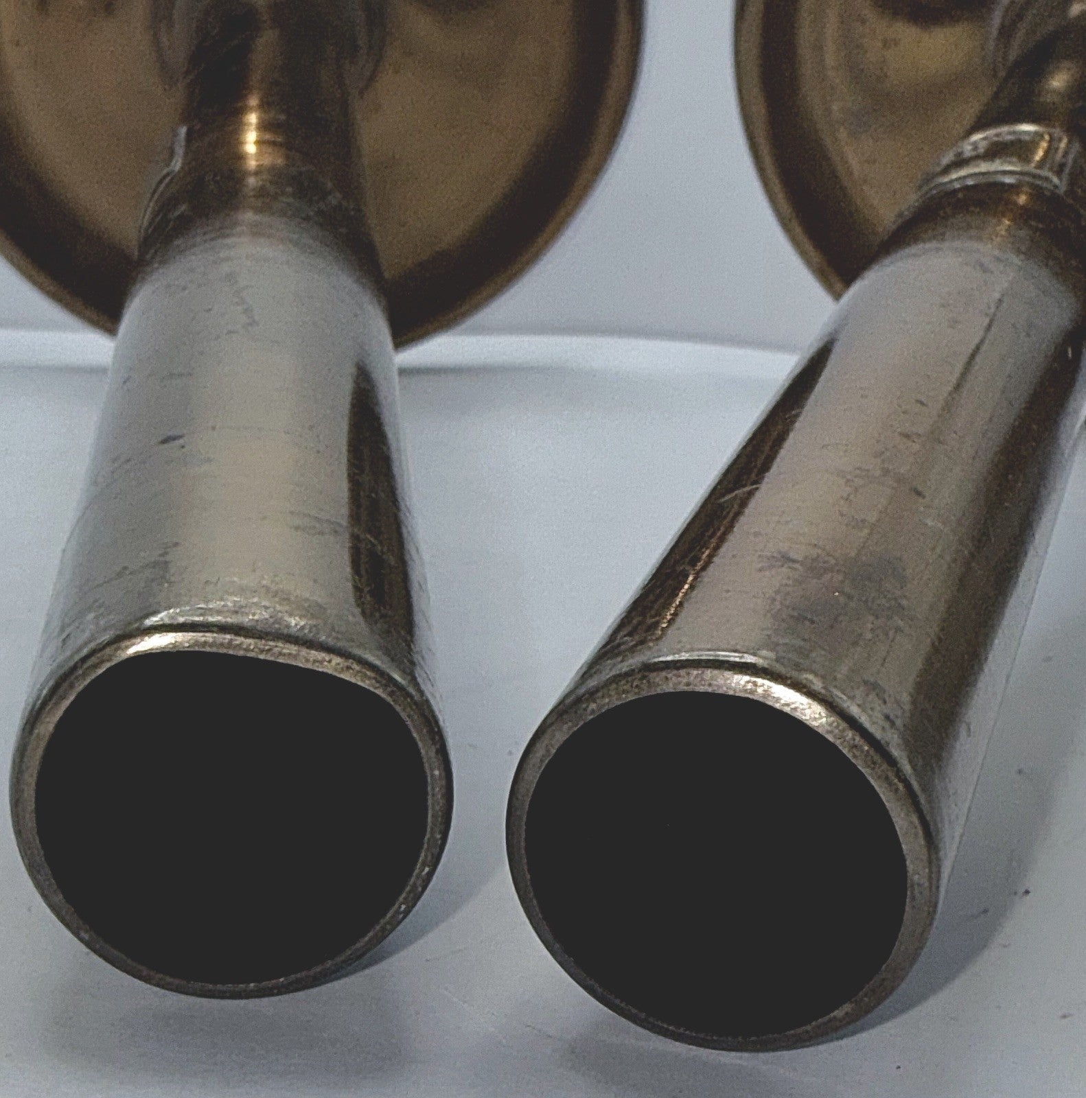 Cornelius & Baker Philadelphia Brass Candlesticks with Emblem & Wax Catcher Base - AntiquesEtceteraCornelius & Baker Philadelphia Brass Candlesticks with Emblem & Wax Catcher BaseAntiquesEtceteraAntiquesEtcetera