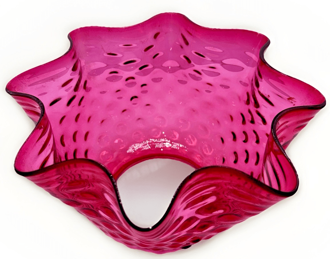 Cranberry Hobnail Glass Lamp Shade Banquet Oil Kerosene 4" Rim Victorian Antique - AntiquesEtceteraCranberry Hobnail Glass Lamp Shade Banquet Oil Kerosene 4" Rim Victorian AntiqueUnbrandedAntiquesEtcetera