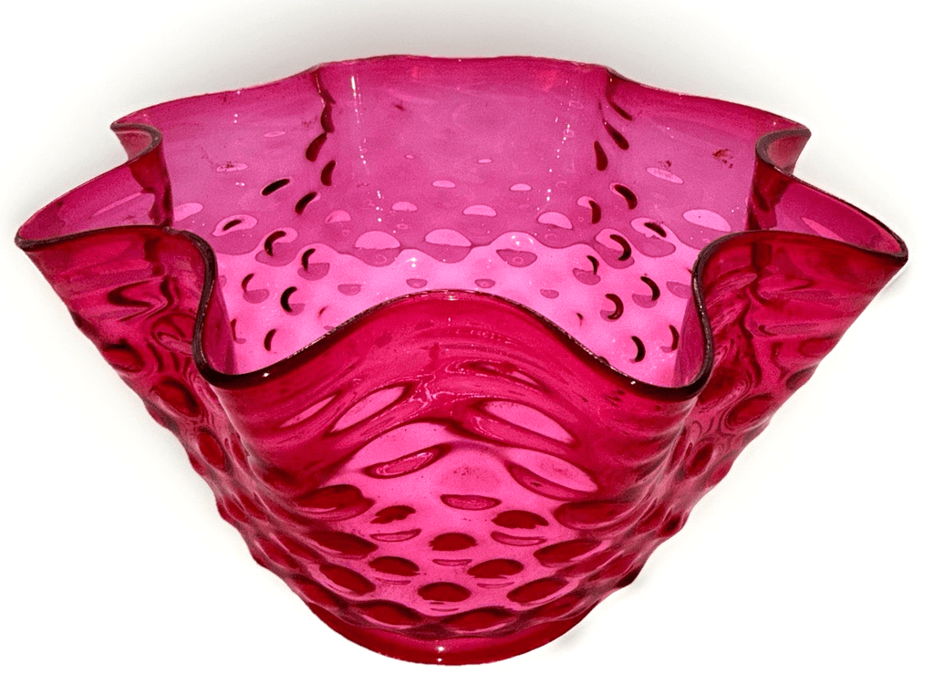 Cranberry Hobnail Glass Lamp Shade Banquet Oil Kerosene 4" Rim Victorian Antique - AntiquesEtceteraCranberry Hobnail Glass Lamp Shade Banquet Oil Kerosene 4" Rim Victorian AntiqueUnbrandedAntiquesEtcetera