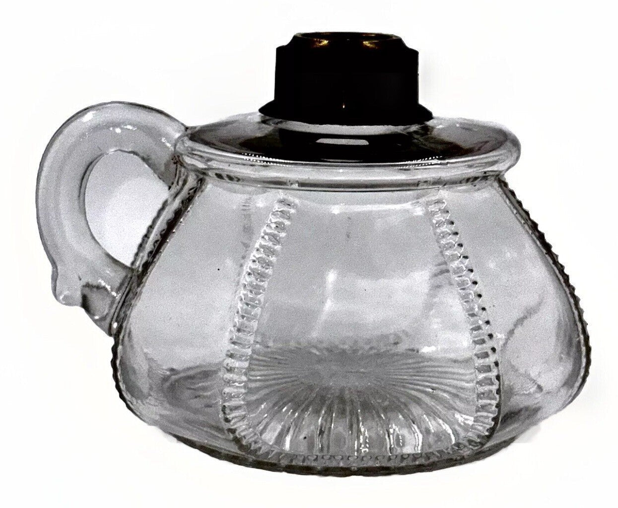 Dalzell's CROWN Kerosene Oil Flat Hand Lamp THURO 1, 252e Findlay, OH Antique - AntiquesEtceteraDalzell's CROWN Kerosene Oil Flat Hand Lamp THURO 1, 252e Findlay, OH AntiqueAntiqueAntiquesEtcetera