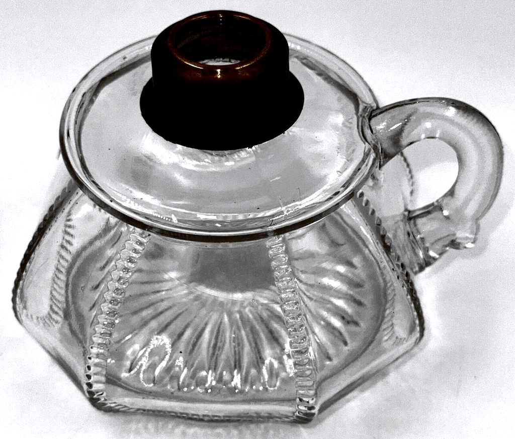 Dalzell's CROWN Kerosene Oil Flat Hand Lamp THURO 1, 252e Findlay, OH Antique - AntiquesEtceteraDalzell's CROWN Kerosene Oil Flat Hand Lamp THURO 1, 252e Findlay, OH AntiqueAntiqueAntiquesEtcetera
