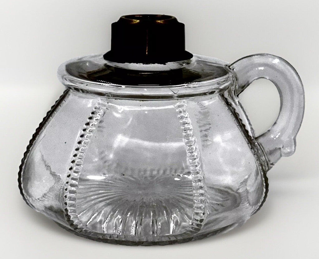 Dalzell's CROWN Kerosene Oil Flat Hand Lamp THURO 1, 252e Findlay, OH Antique - AntiquesEtceteraDalzell's CROWN Kerosene Oil Flat Hand Lamp THURO 1, 252e Findlay, OH AntiqueAntiqueAntiquesEtcetera