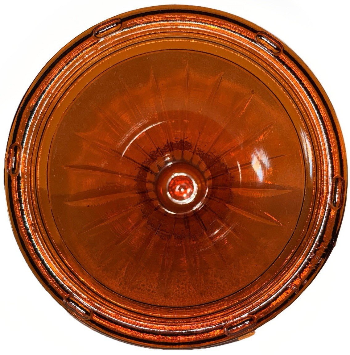 Dark Amber Glass Aladdin Lamp Base for Mod B 23 23A Maxbrite Short Lincoln Drape - AntiquesEtceteraDark Amber Glass Aladdin Lamp Base for Mod B 23 23A Maxbrite Short Lincoln DrapeAladdinAntiquesEtcetera