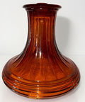 Dark Amber Glass Aladdin Lamp Base for Mod B 23 23A Maxbrite Short Lincoln Drape - AntiquesEtceteraDark Amber Glass Aladdin Lamp Base for Mod B 23 23A Maxbrite Short Lincoln DrapeAladdinAntiquesEtcetera