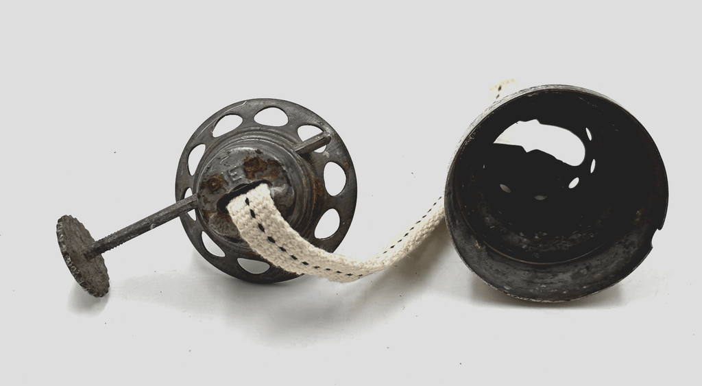 Dietz Lantern Burner with Added Cap May be too Long for Burner - AntiquesEtceteraDietz Lantern Burner with Added Cap May be too Long for BurnerDietzAntiquesEtcetera