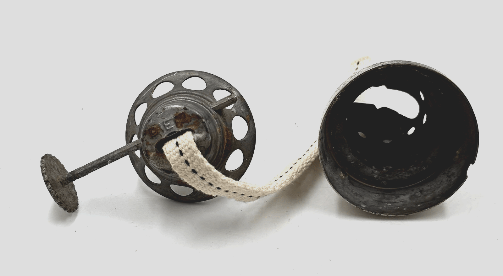 Dietz Lantern Burner with Added Cap May be too Long for Burner - AntiquesEtceteraDietz Lantern Burner with Added Cap May be too Long for BurnerDietzAntiquesEtcetera