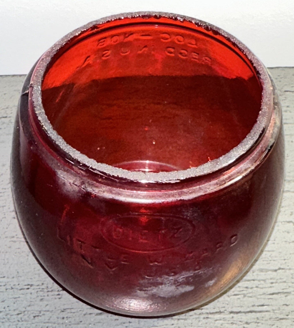 Dietz Little Wizard Ruby Red Lantern Loc Nob Globe 3 7/8" Glass Made in N.Y. USA - AntiquesEtceteraDietz Little Wizard Ruby Red Lantern Loc Nob Globe 3 7/8" Glass Made in N.Y. USADietzAntiquesEtcetera