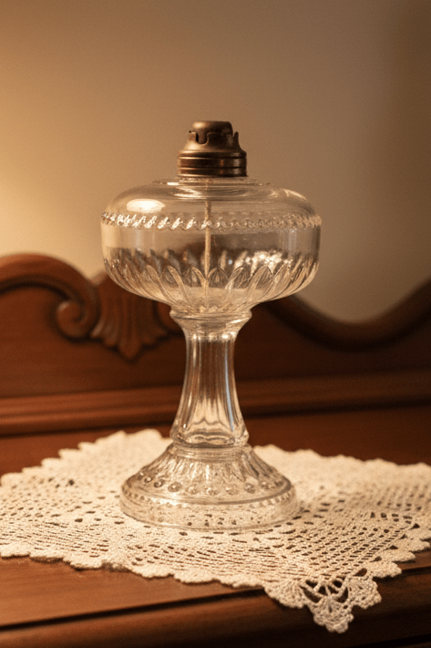 Dogtooth Kerosene Oil Stand Lamp ca 1890 U.S. Glass Thuro Bk 1, 283, Fig G - AntiquesEtceteraDogtooth Kerosene Oil Stand Lamp ca 1890 U.S. Glass Thuro Bk 1, 283, Fig GU.S. GlassAntiquesEtcetera