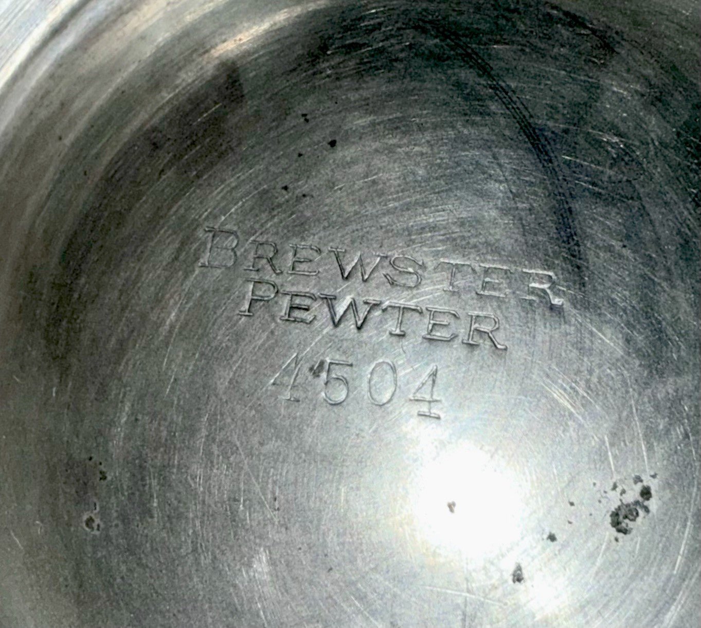 Double Handled Brewster Pewter Sugar Bowl with Lid Signed / Danforth Collection - AntiquesEtceteraDouble Handled Brewster Pewter Sugar Bowl with Lid Signed / Danforth CollectionBrewster PewterAntiquesEtcetera