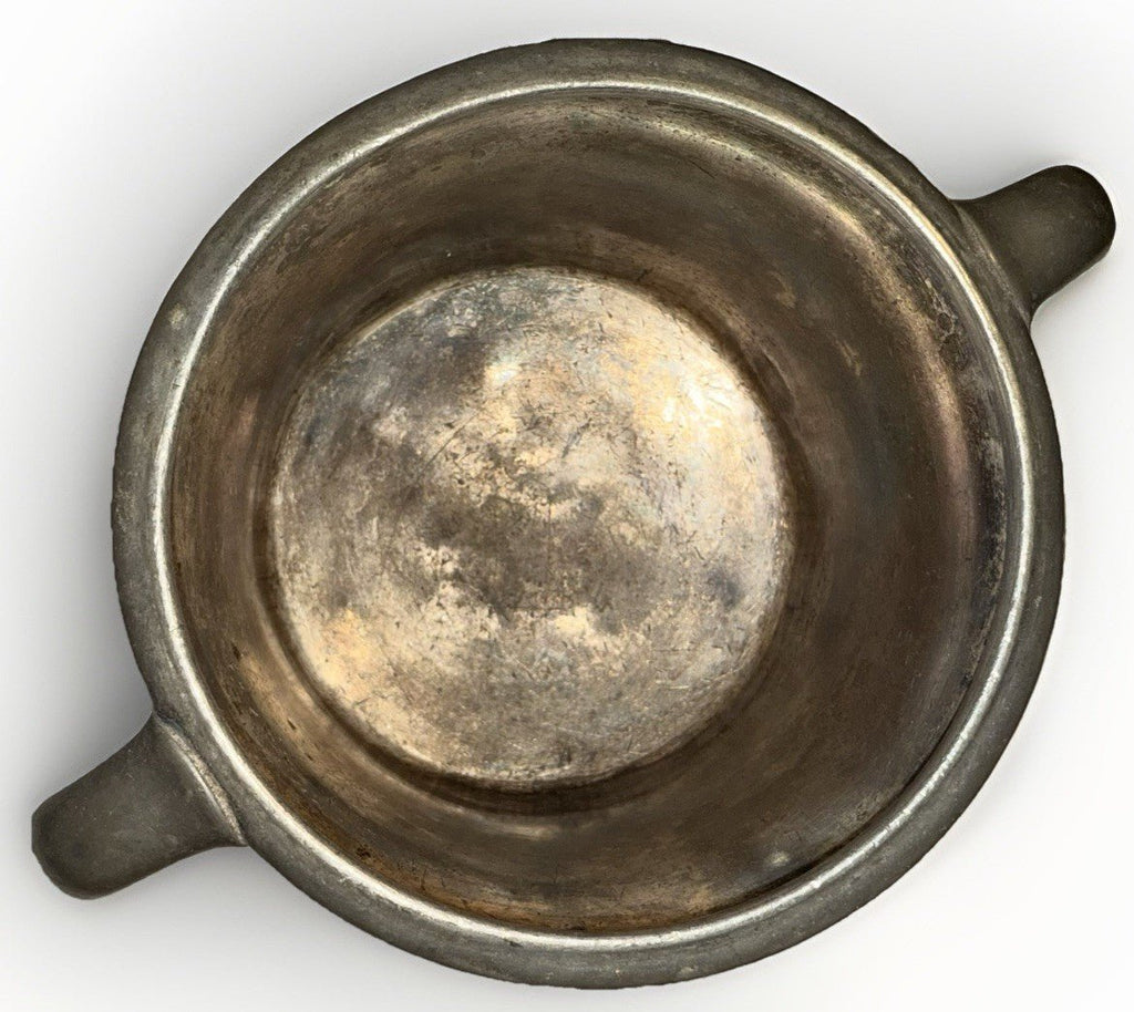 Double Handled Reed & Barton Pewter Sugar Bowl Lid Signed / Danforth Collection - AntiquesEtceteraDouble Handled Reed & Barton Pewter Sugar Bowl Lid Signed / Danforth CollectionReed & BartonAntiquesEtcetera