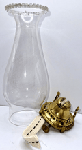 E. Miller Co. No. 1 Kerosene Oil Lamp Burner w/ Wick & Glass Pearl Top Chimney - AntiquesEtceteraE. Miller Co. No. 1 Kerosene Oil Lamp Burner w/ Wick & Glass Pearl Top ChimneyAntiquesEtceteraAntiquesEtcetera