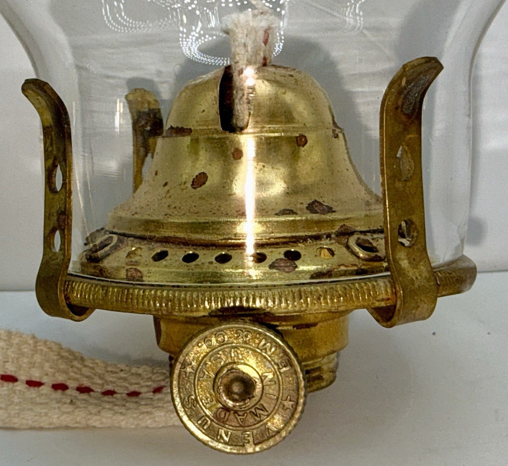 E. Miller Venus No. 0 Kerosene Oil Lamp Burner w/ Wick & Glass Pearl Top Chimney - AntiquesEtceteraE. Miller Venus No. 0 Kerosene Oil Lamp Burner w/ Wick & Glass Pearl Top ChimneyAntiquesEtceteraAntiquesEtcetera