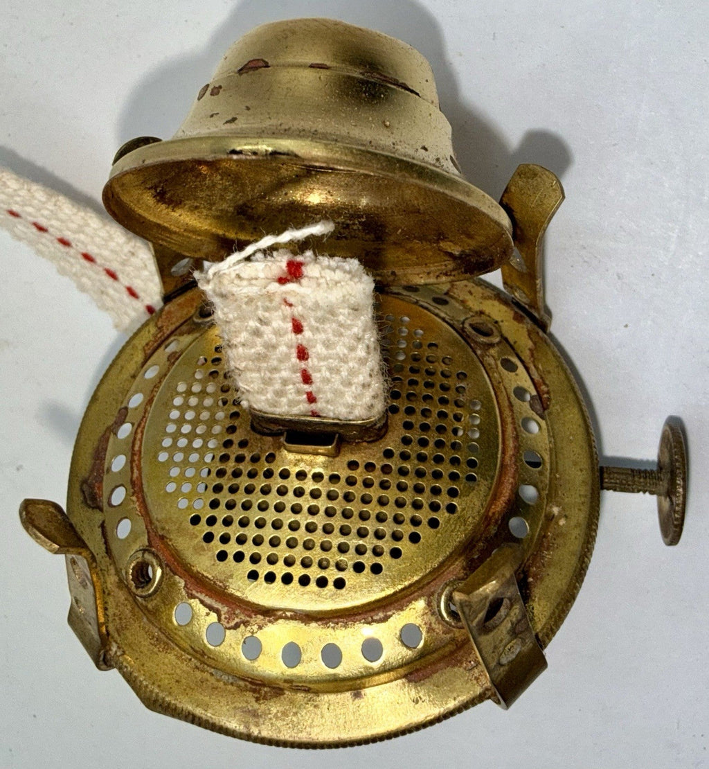 E. Miller Venus No. 0 Kerosene Oil Lamp Burner w/ Wick & Glass Pearl Top Chimney - AntiquesEtceteraE. Miller Venus No. 0 Kerosene Oil Lamp Burner w/ Wick & Glass Pearl Top ChimneyAntiquesEtceteraAntiquesEtcetera