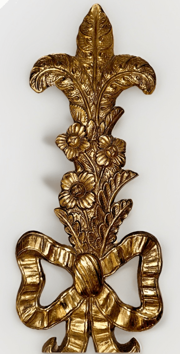 Edwardian Revival 31.25” Wall Sconce 3 - Light Cast Brass Ornate by Crescent BM Co - AntiquesEtceteraEdwardian Revival 31.25” Wall Sconce 3 - Light Cast Brass Ornate by Crescent BM CoAntiquesEtceteraAntiquesEtcetera