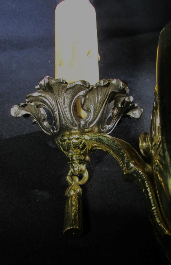 Electrified Candelabra Wall Sconce Gold, Silver Antique Detail Art Deco Tassel - AntiquesEtceteraElectrified Candelabra Wall Sconce Gold, Silver Antique Detail Art Deco TasselAntiquesEtceteraAntiquesEtcetera