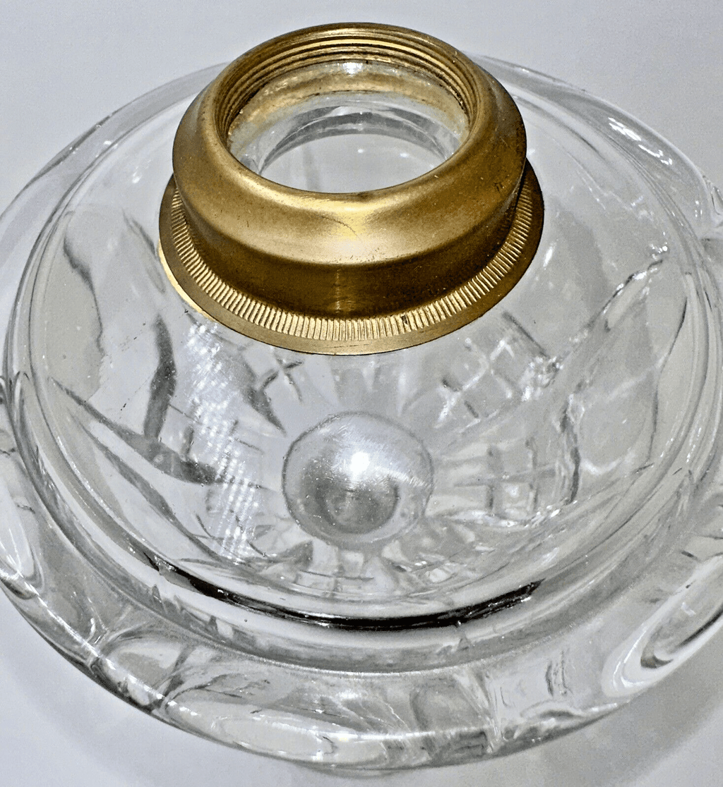 Elegant Antique Geo. Duncan QUARTERED BLOCK Kerosene or Oil Stand Lamp 2 Collar - AntiquesEtceteraElegant Antique Geo. Duncan QUARTERED BLOCK Kerosene or Oil Stand Lamp 2 CollarGeo. Duncan's Sons & CompanyAntiquesEtcetera