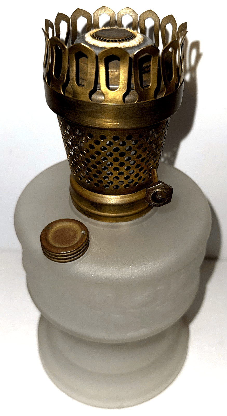 Farmor Kerosene Lamp Satin White with Model A Burner - Both Rare & HTF - AntiquesEtceteraFarmor Kerosene Lamp Satin White with Model A Burner - Both Rare & HTFFarmorAntiquesEtcetera
