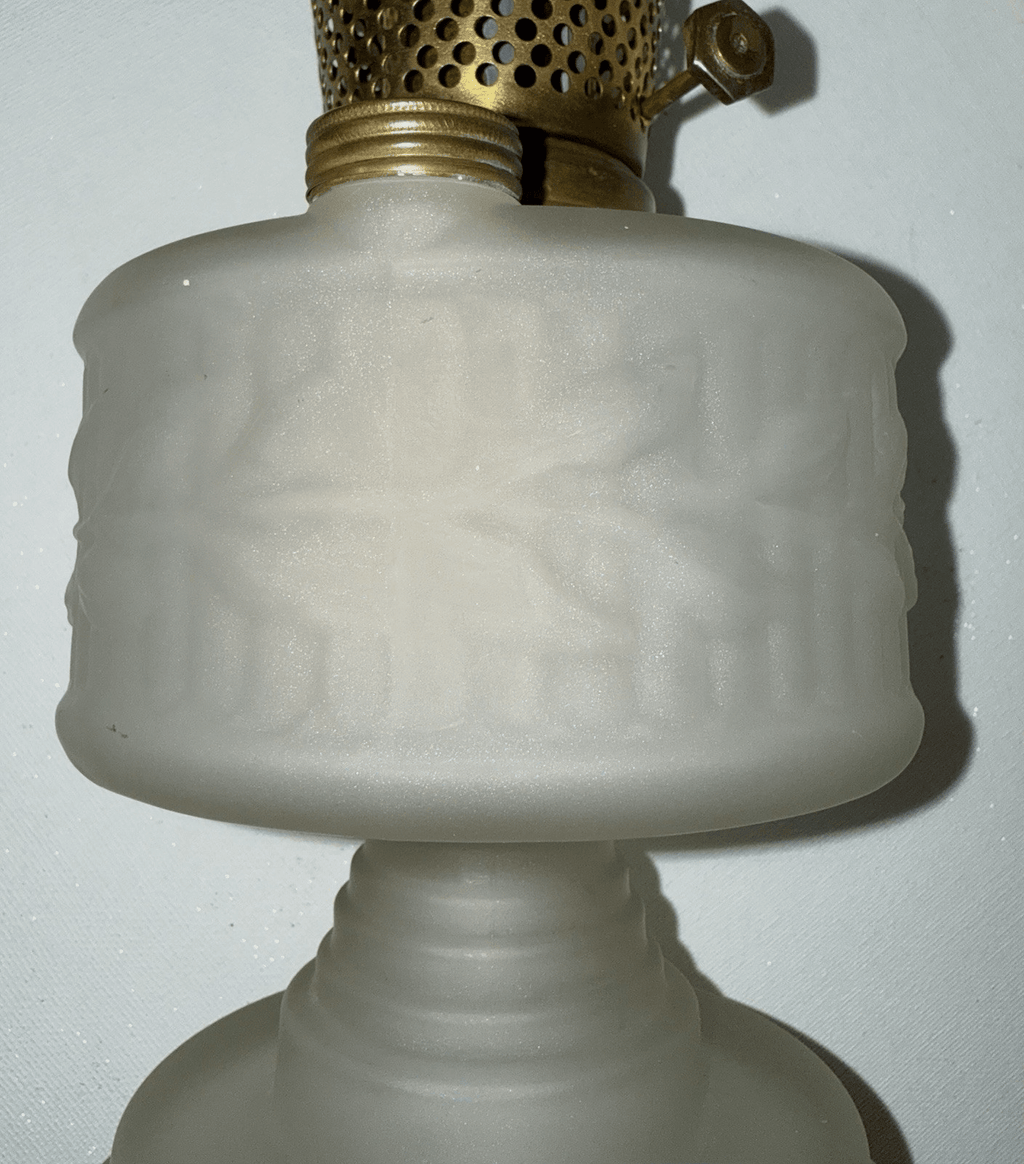 Farmor Kerosene Lamp Satin White with Model A Burner - Both Rare & HTF - AntiquesEtceteraFarmor Kerosene Lamp Satin White with Model A Burner - Both Rare & HTFFarmorAntiquesEtcetera