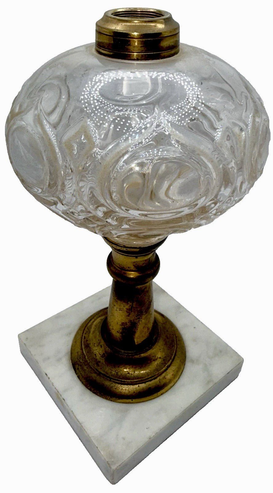 Flame Bullseye Composite Kerosene Oil Lamp Marble Base Thuro Bk 1, 93i - Antique - AntiquesEtceteraFlame Bullseye Composite Kerosene Oil Lamp Marble Base Thuro Bk 1, 93i - AntiqueAntiqueAntiquesEtcetera