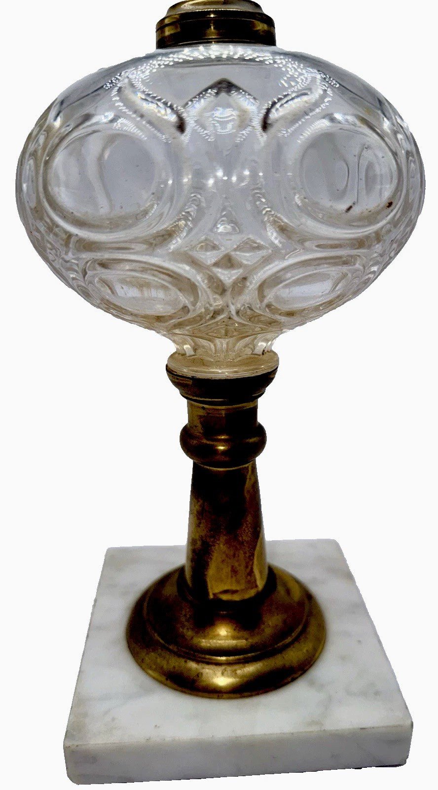 Flame Bullseye Composite Kerosene Oil Lamp Marble Base Thuro Bk 1, 93i - Antique - AntiquesEtceteraFlame Bullseye Composite Kerosene Oil Lamp Marble Base Thuro Bk 1, 93i - AntiqueAntiqueAntiquesEtcetera