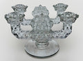 Fostoria America Pair of Candle Holders Cubist Art Deco 2 Lights Each Lovely - AntiquesEtceteraFostoria America Pair of Candle Holders Cubist Art Deco 2 Lights Each LovelyL.E. SmithAntiquesEtcetera