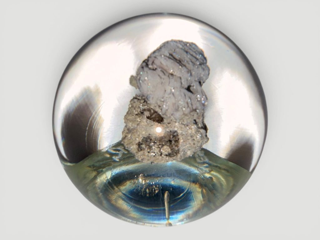 Freedom Series Paperweight w/ Berlin Wall Fragment Richard Olma Art Studio 1990AntiquesEtcetera
