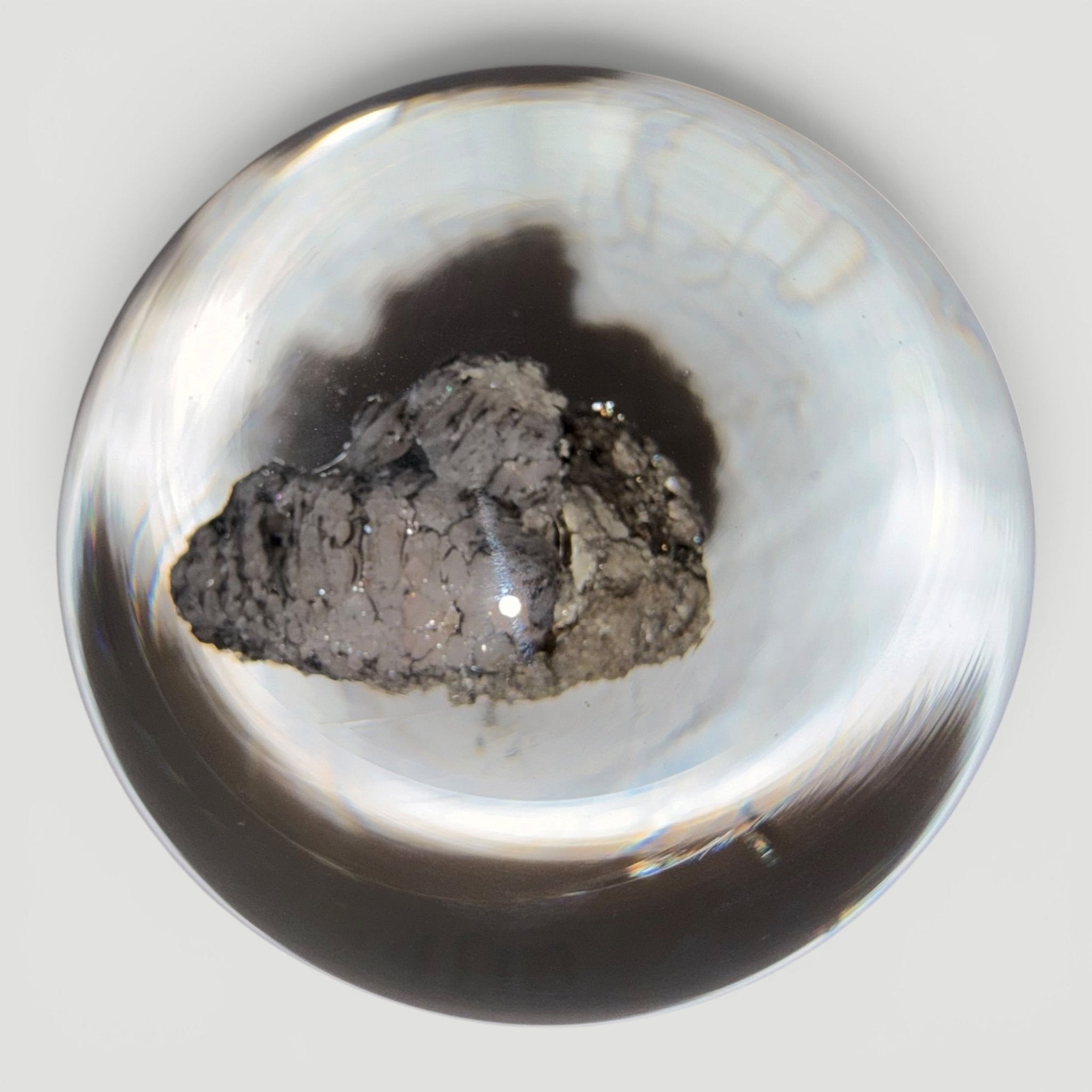 Freedom Series Paperweight w/ Berlin Wall Fragment Richard Olma Art Studio 1990AntiquesEtcetera