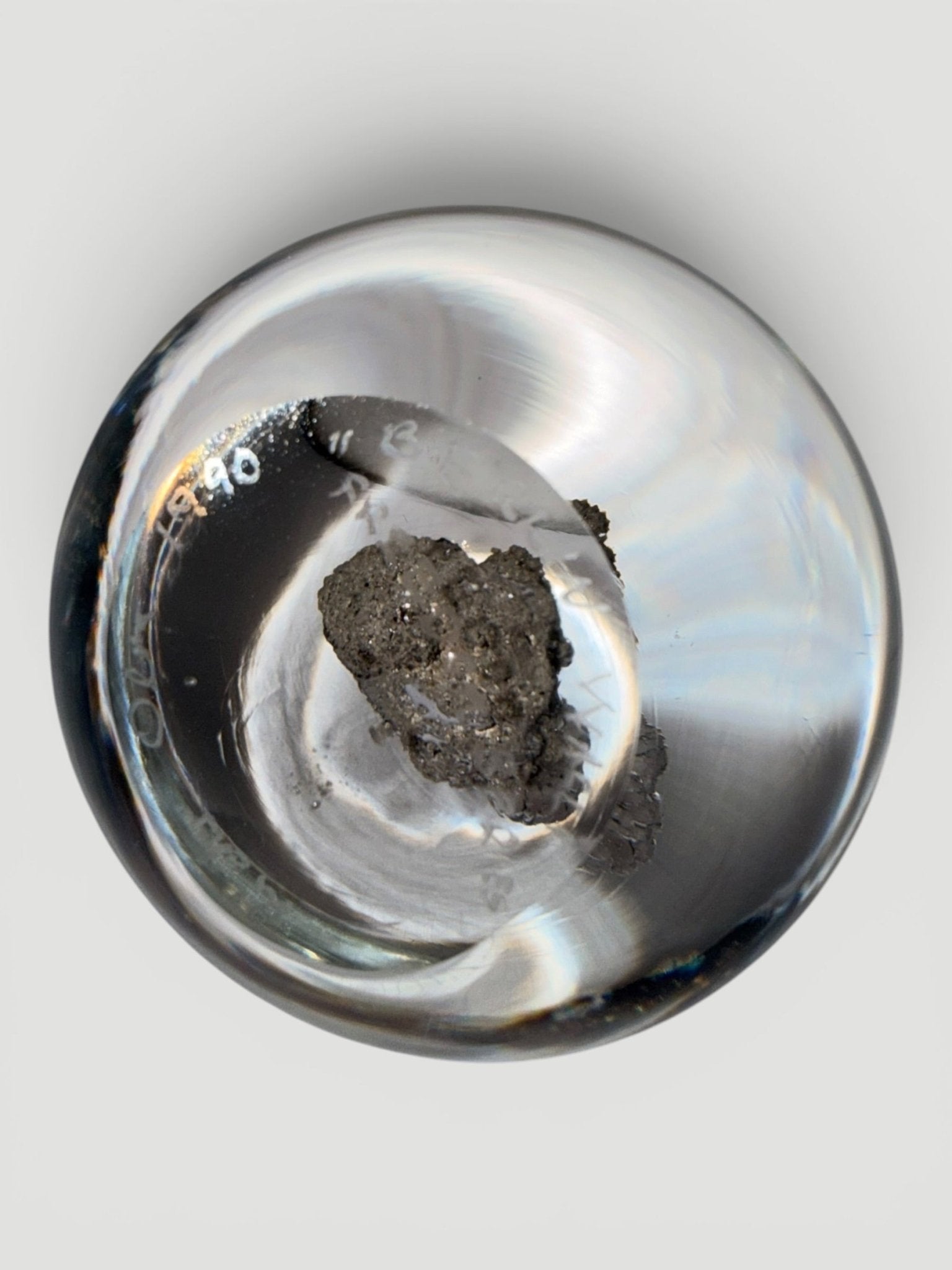 Freedom Series Paperweight w/ Berlin Wall Fragment Richard Olma Art Studio 1990AntiquesEtcetera