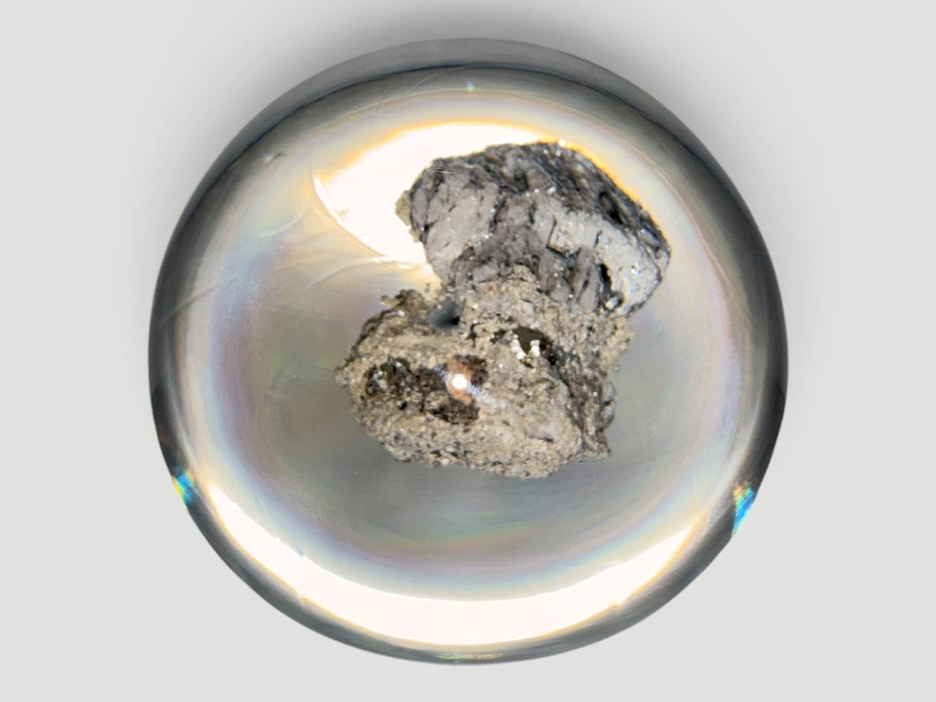 Freedom Series Paperweight w/ Berlin Wall Fragment Richard Olma Art Studio 1990AntiquesEtcetera