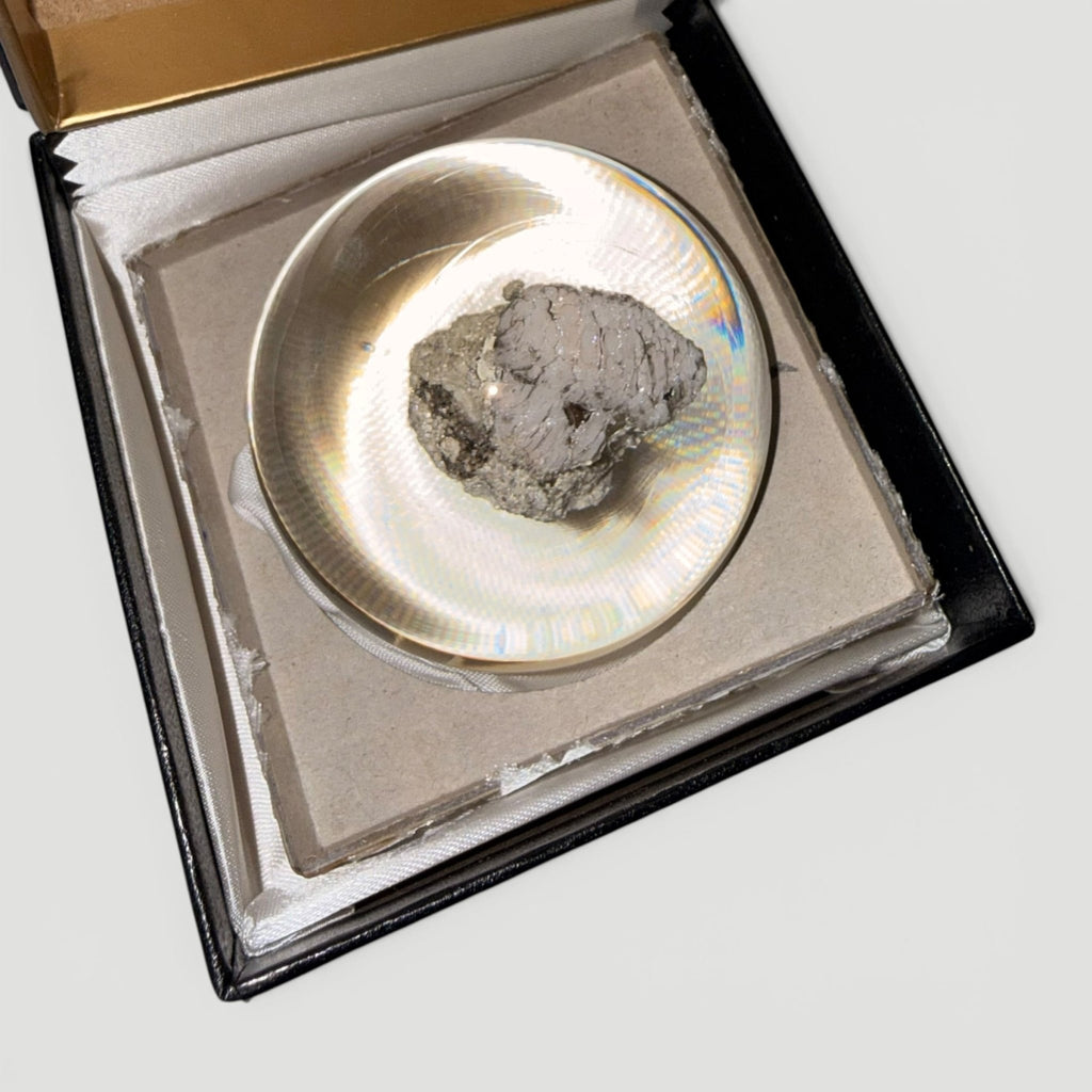 Freedom Series Paperweight w/ Berlin Wall Fragment Richard Olma Art Studio 1990AntiquesEtcetera