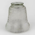 Glass Lamp Shade 2 1/4" Fitter 4 3/8" Bell Stenciled Victorian Botanical Motif - AntiquesEtceteraGlass Lamp Shade 2 1/4" Fitter 4 3/8" Bell Stenciled Victorian Botanical MotifUnbrandedAntiquesEtcetera