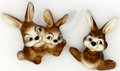 Goebel W. Germany Thumper Bunny with 2 Friends Long Ears & Buck Teeth - AntiquesEtceteraGoebel W. Germany Thumper Bunny with 2 Friends Long Ears & Buck TeethGoebelAntiquesEtcetera