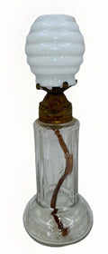 Grand Val's Time Indicating Oil Lamp Miniature Pride of America w/ Beehive Shade - AntiquesEtceteraGrand Val's Time Indicating Oil Lamp Miniature Pride of America w/ Beehive ShadeAntiqueAntiquesEtcetera