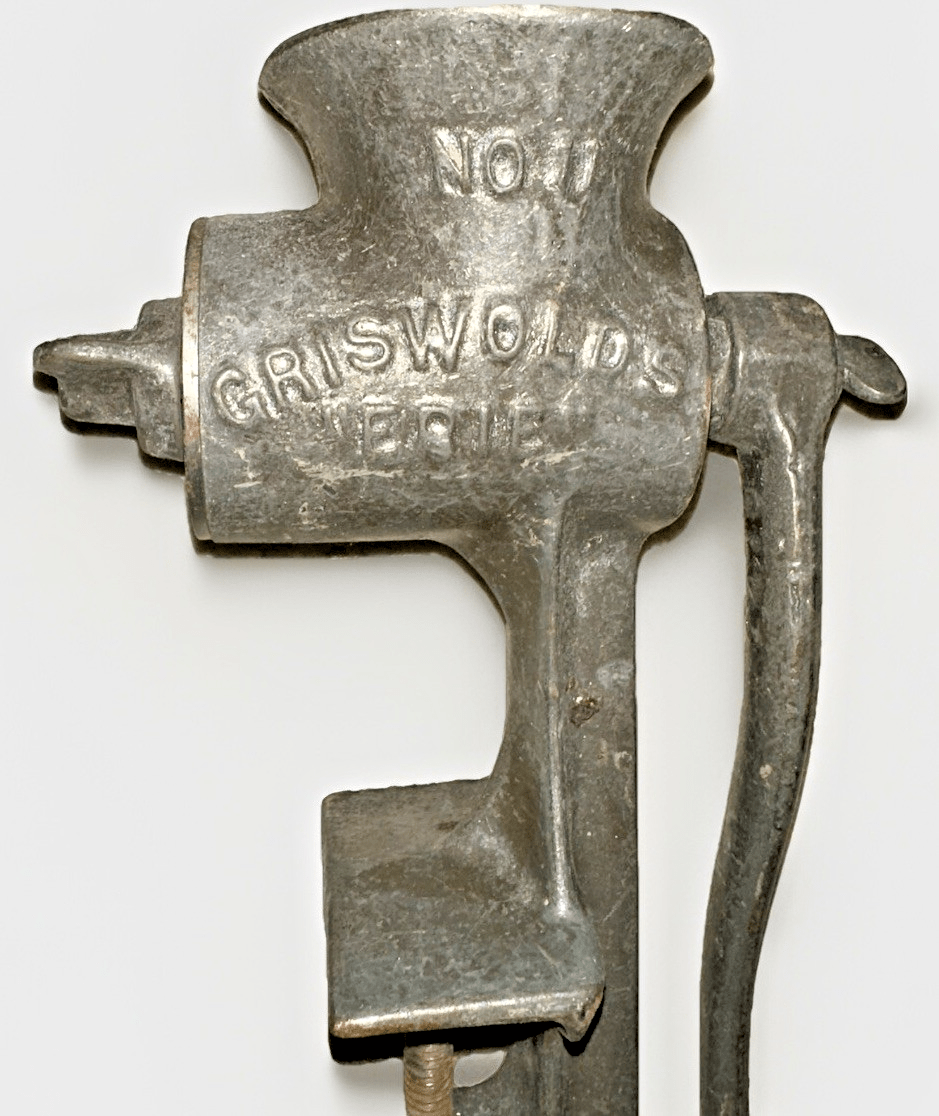 Griswold's "ERIE" No. 11 Cast Iron Meat Grinder Griswold Mfg Co Erie PA USA - AntiquesEtceteraGriswold's "ERIE" No. 11 Cast Iron Meat Grinder Griswold Mfg Co Erie PA USAVintageAntiquesEtcetera