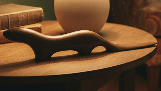 Hand-Carved Norwegian Wood Otter Danish Modern 1985 Made in Minnesota 8" LongAntiquesEtcetera