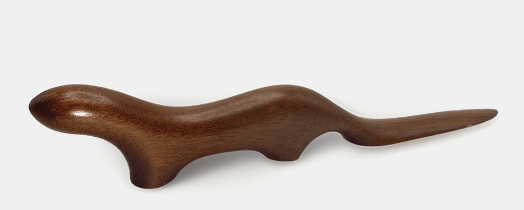 Hand - Carved Norwegian Wood Otter Danish Modern 1985 Made in Minnesota 8" Long - AntiquesEtceteraHand - Carved Norwegian Wood Otter Danish Modern 1985 Made in Minnesota 8" LongNorwegian WoodAntiquesEtcetera