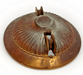 Hanging Kerosene Oil Lamp Brass Canopy with Pulleys and Hanger 5" Diameter - AntiquesEtceteraHanging Kerosene Oil Lamp Brass Canopy with Pulleys and Hanger 5" DiameterUnbrandedAntiquesEtcetera