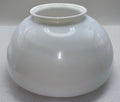 Hanging Oil Lamp Shade Opal White Glass 14" Fitter with 6 1/8" Rolled Top Rim - AntiquesEtceteraHanging Oil Lamp Shade Opal White Glass 14" Fitter with 6 1/8" Rolled Top RimAntiquesEtceteraAntiquesEtcetera