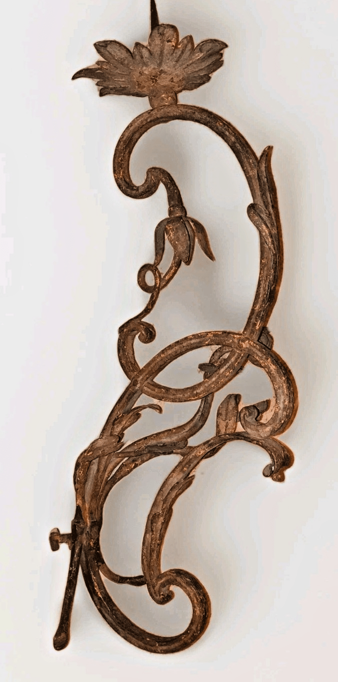 Huge Antique Pricket Candle Holder Spike 23" Ornamental Wrought Iron Wall Mount - AntiquesEtceteraHuge Antique Pricket Candle Holder Spike 23" Ornamental Wrought Iron Wall MountAntique LightingAntiquesEtceteraAntiquesEtcetera