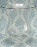 Huge Glass Banquet Oil Kerosene Lamp Shade 3" Flared Fitter x 11 3/4" H. VintageAntiquesEtcetera