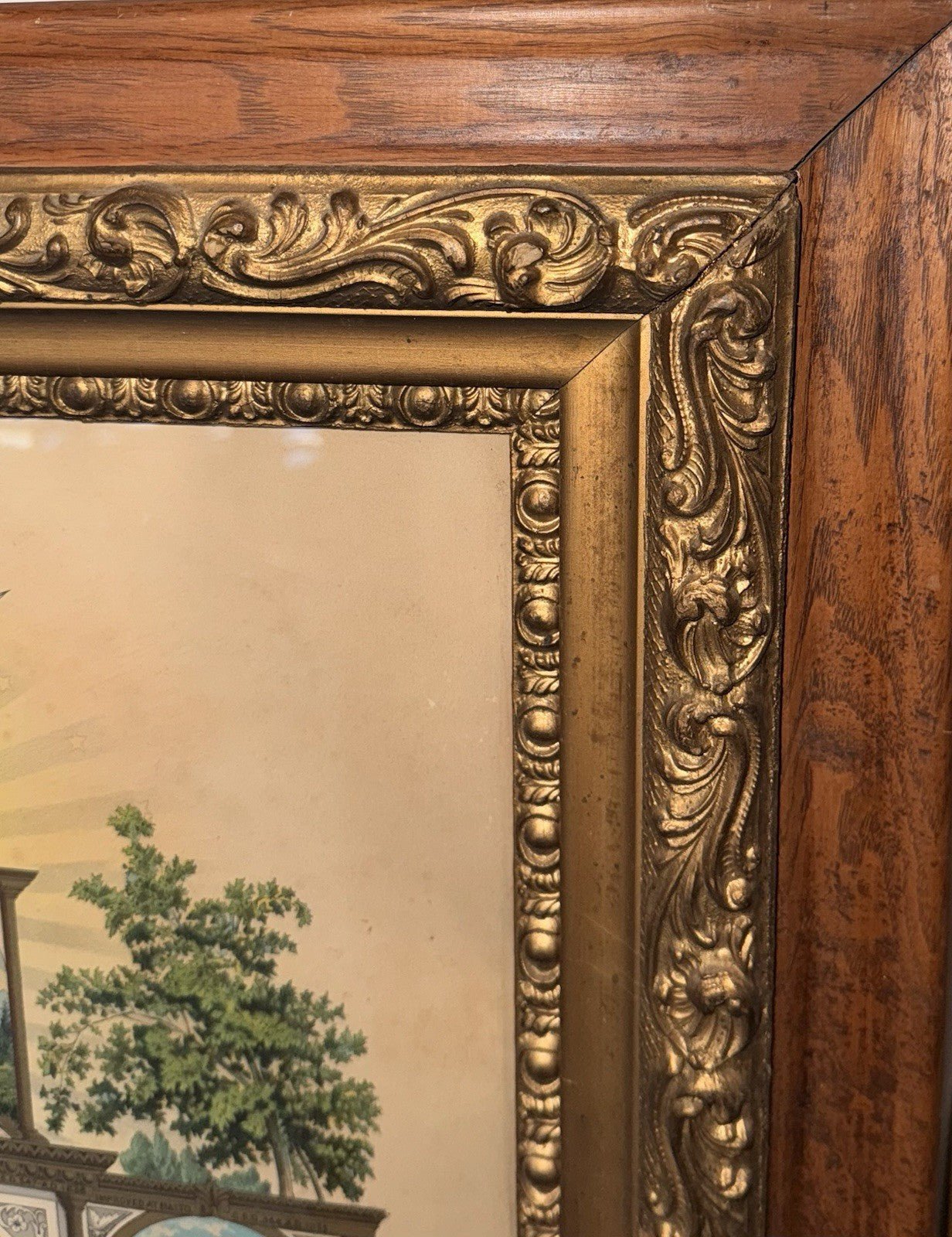 IMPROVED ORDER OF RED MEN 28 x 34" Lithograph HUGE Ornate Antique Frame 1890 CR - AntiquesEtceteraIMPROVED ORDER OF RED MEN 28 x 34" Lithograph HUGE Ornate Antique Frame 1890 CRAntiquesEtceteraAntiquesEtcetera