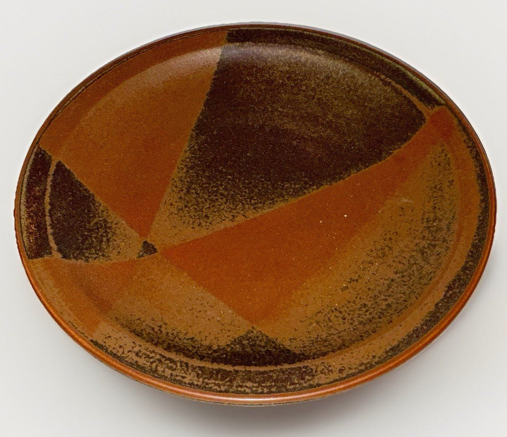 Iron Mountain Nancy Lamb Patterson 12.5" Serving Platter Roan Mountain Stoneware - AntiquesEtceteraIron Mountain Nancy Lamb Patterson 12.5" Serving Platter Roan Mountain StonewareStone / Roan Mountain PotteryAntiquesEtcetera